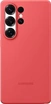 Samsung Silicone Capa para Galaxy S25 Ultra Red