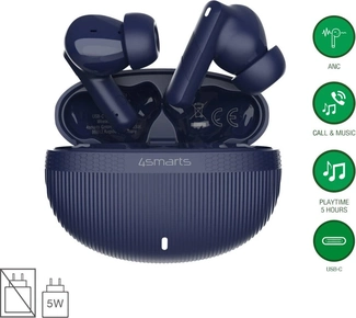 4smarts SkyBuds Pro ANC Navy Blue