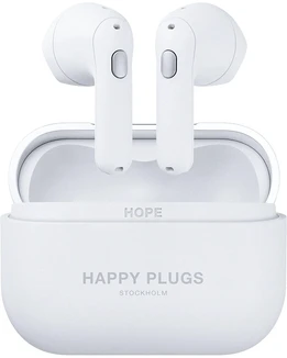 Happy Plugs Hope White