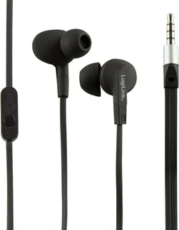 LogiLink Stereo In-Ear Headset Black