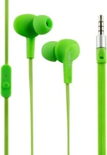 LogiLink Stereo In-Ear Headset neonGreen