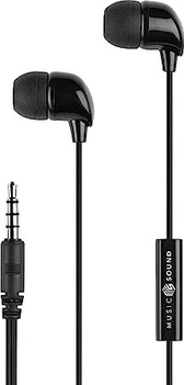 MusicSound Color In-Ear 3.5mm Klinke Black