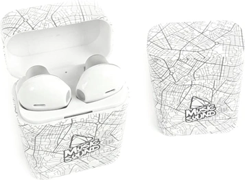 MusicSound True Wireless In-Ear Bluetooth Earphones White