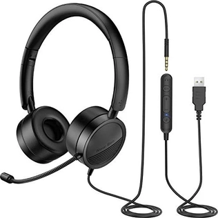 New Bee USB Headset H360 Black
