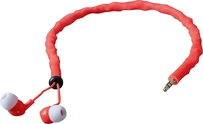 CordCruncher Earbud Headphones Glo Orange