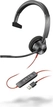 Poly Blackwire 3310-M, Microsoft, USB-C/A